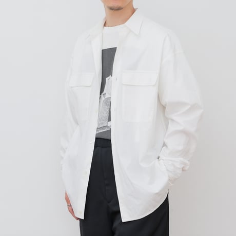 White Utility Shirt