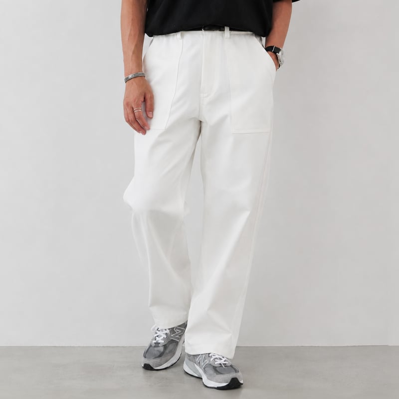 White Denim Baker Pants | So