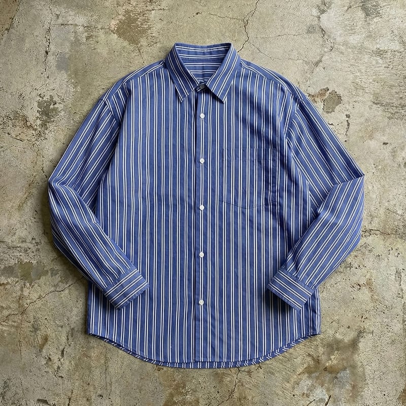 大山シュンさんブランド So Stripe Shirts Mサイズ Stripe Shrits | So