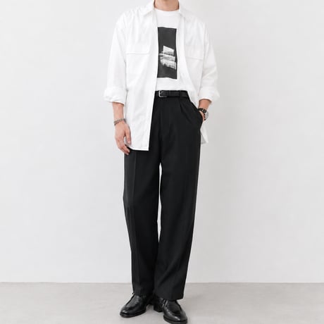 White Utility Shirt