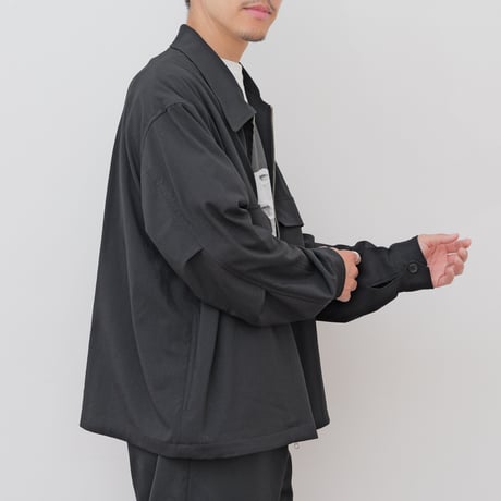 Black Zip Blouson