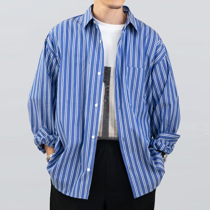Blue Stripe Shirt | So