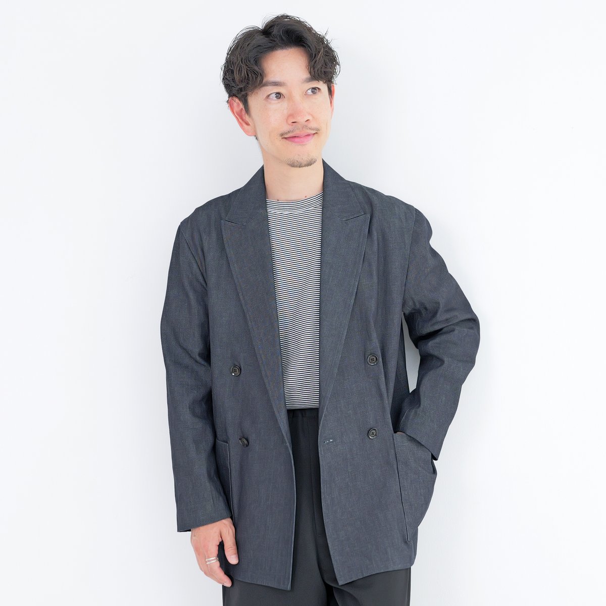 So 大山シュンデニムジャケットダブルジャケット Mサイズ