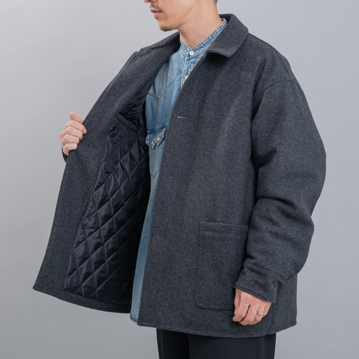 Wool coverall -nakawata- | So｜大人に似合う”少数精鋭”の定番服