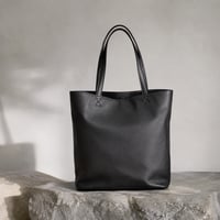 ミニマルレザートート