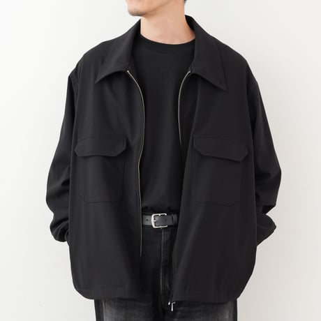 Black Zip Blouson