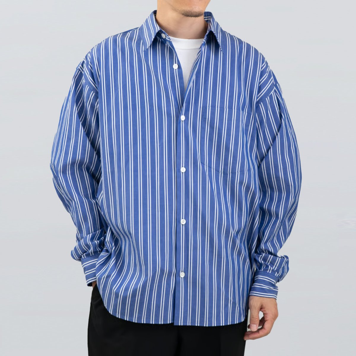 Blue Stripe Shirt | So