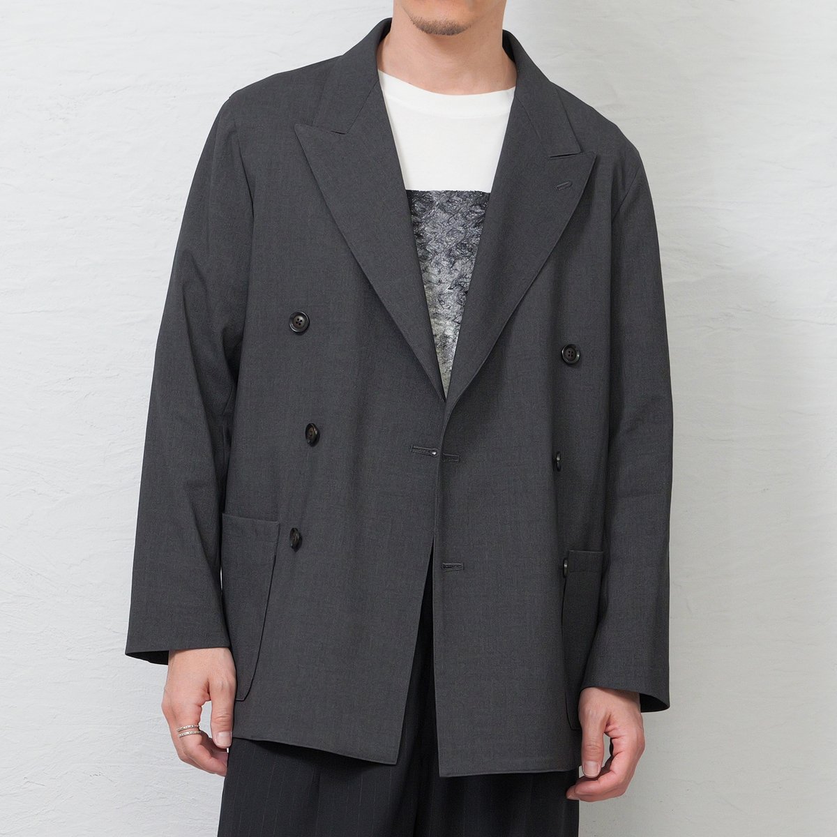 【新品未使用】GD-Jacket ダークグレー ダブル ジャケット 大山シュン GD-Jacket | So