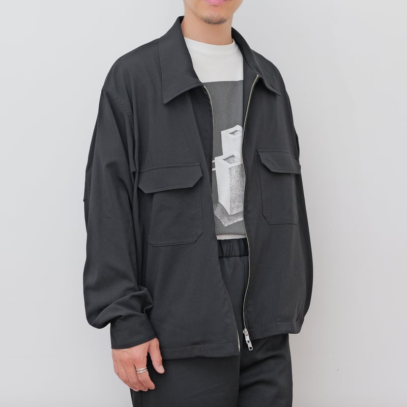 DOUBLE STANDARD CLOTHING - Sov．シースルー　ジップアップブルゾン　アウター　花柄　ブラック　ジャケット DOUBLE STANDARD CLOTHING - Sov．シースルー ジップアップ