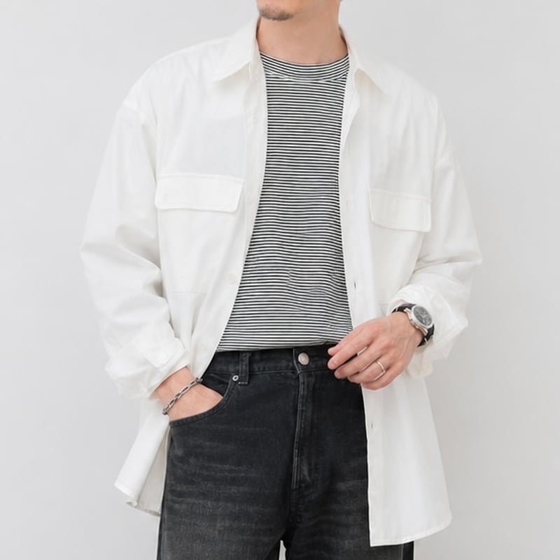 yonfa ヨンファ　モダン　L/S tee (border) yonfa ヨンファ モダン L/S tee (border) 【公式通販】