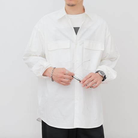 White Utility Shirt
