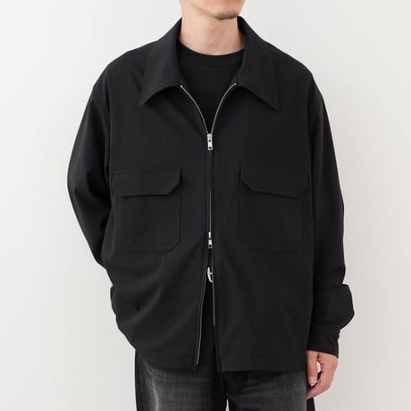 Black Zip Blouson