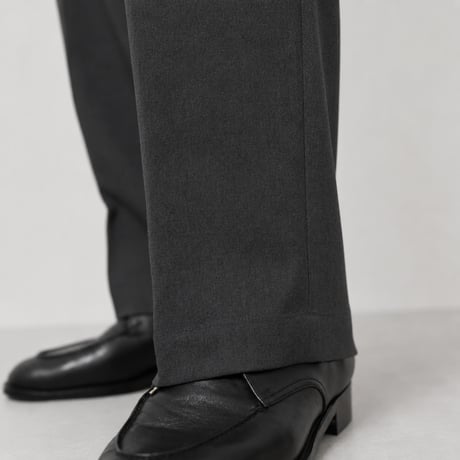 Grey Tuck Pants