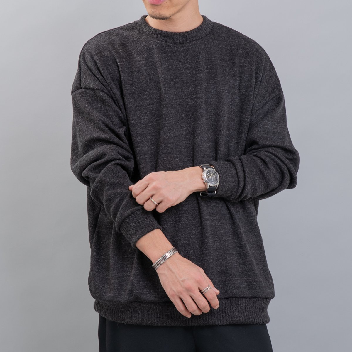 即完売品♡HAENGNAE SHUMAI KNIT SLEEVE スリーブボレロ Sumi-Kuro 