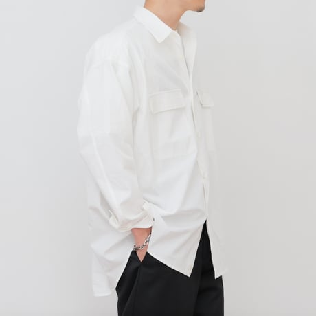 White Utility Shirt