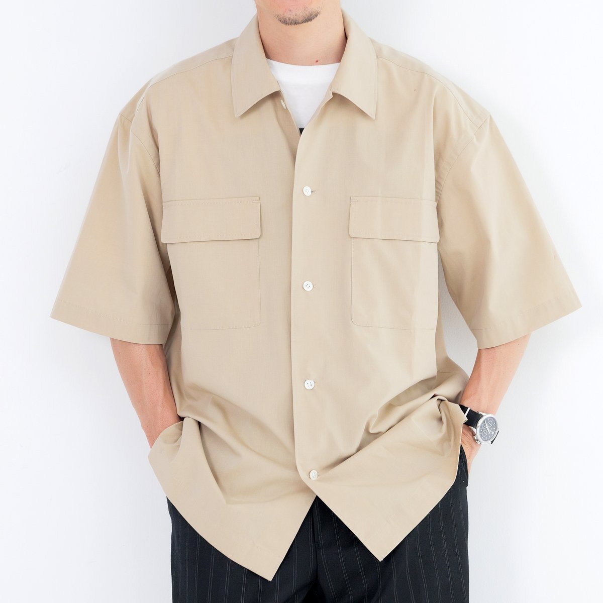 So BH-shirts 半袖ベージュシャツ BH-Shirts | So｜大人に似合う”少数精鋭”の定番服