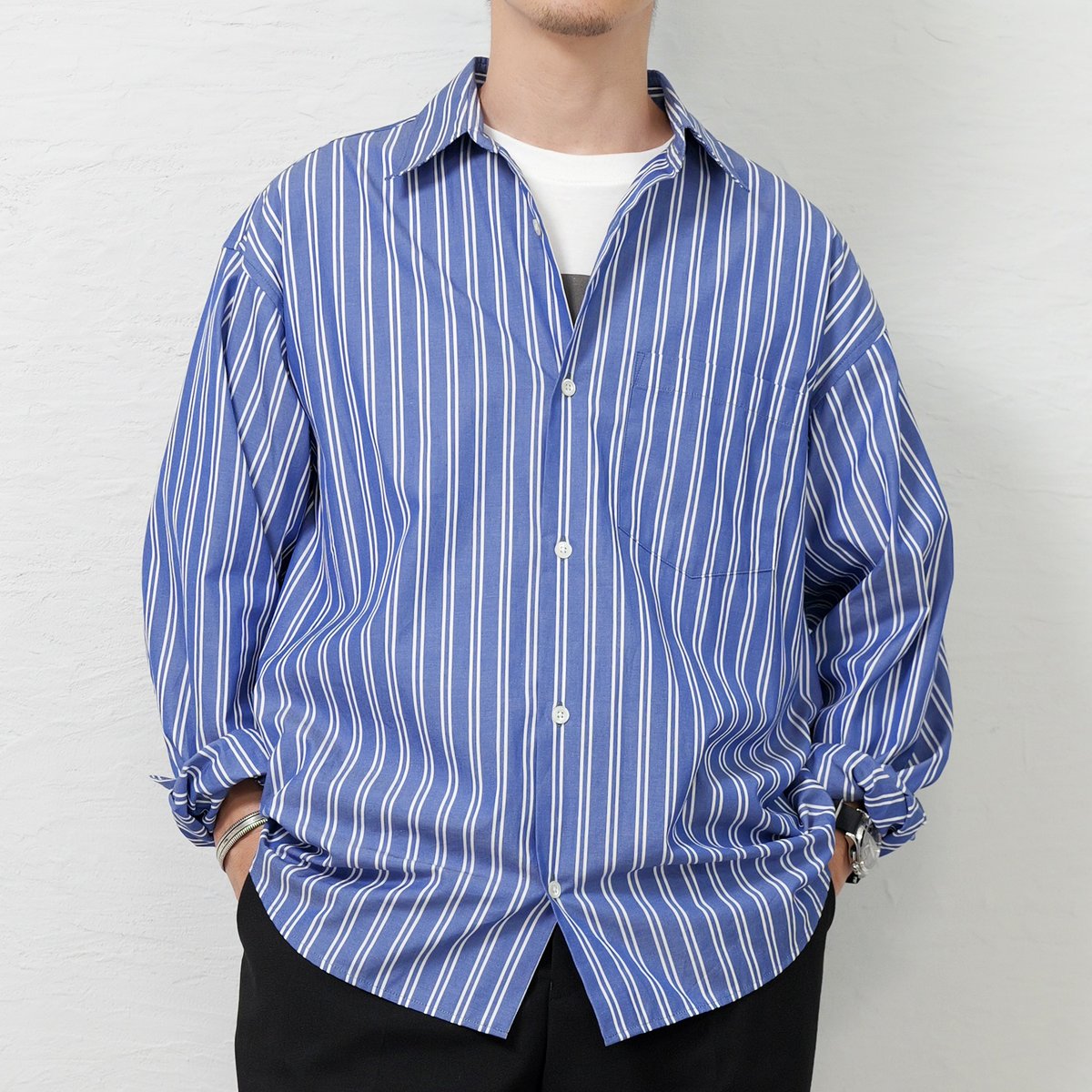 Blue Stripe Shirt | So