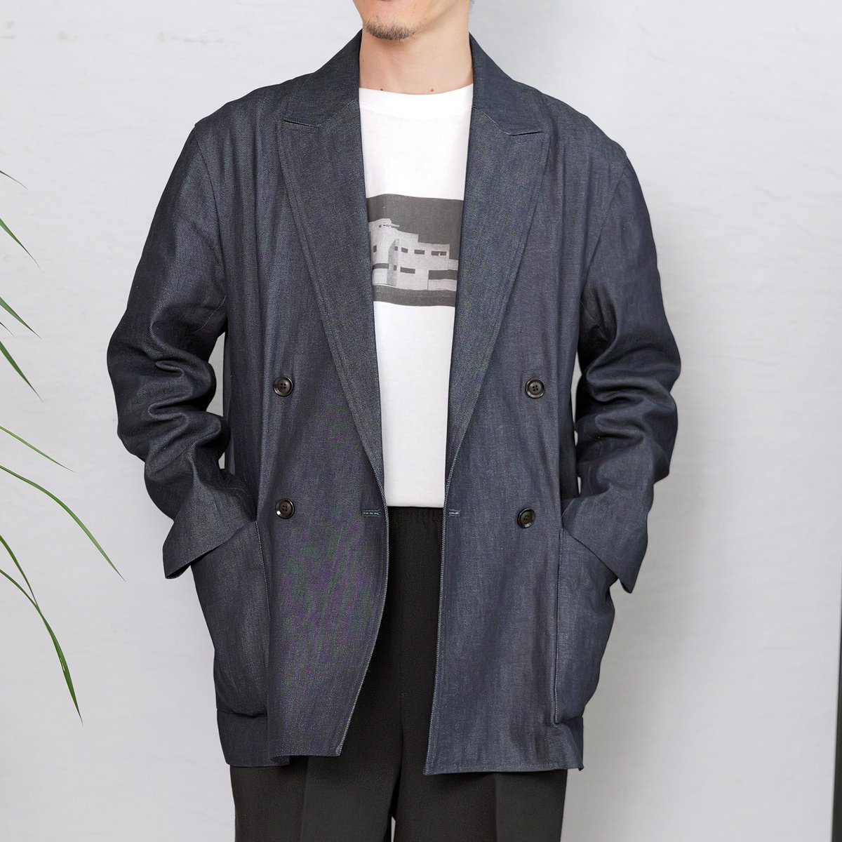 So 大山シュンデニムジャケットダブルジャケット Mサイズ