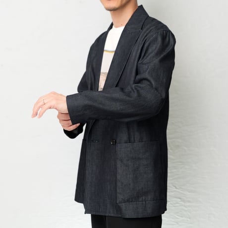 デニムダブルジャケット