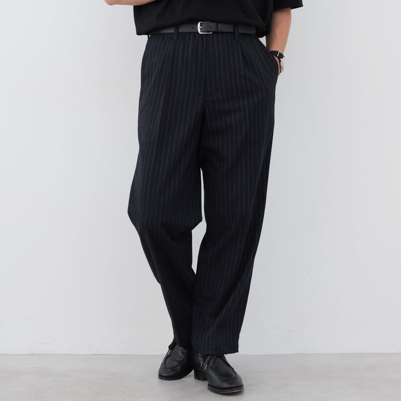 さ*い様 feels 上杉柊平STRAIGHT PANTS BLACK 黒 M STRAIGHT PANTS BLACK 