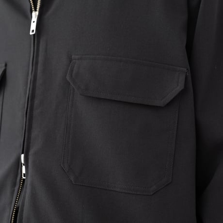 Black Zip Blouson
