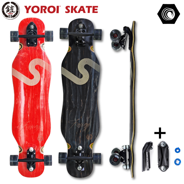 【美品】鎧　YOROI ロングスケートボード 風神 ウォーターボーン original