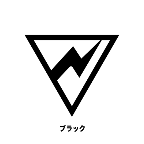 カッティングステッカー【雷樹▼⚡️】4カラー（ホワイト、ブラック、レッド、シルバー）