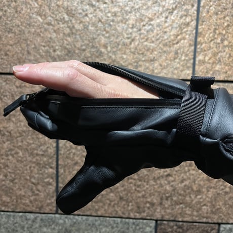 手の出るレザーグローブ🥊ミトンタイプ【山羊革⚡️中綿なし】