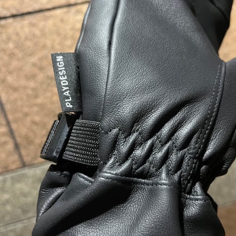 手の出るレザーグローブ🥊ミトンタイプ【山羊革⚡️中綿なし】