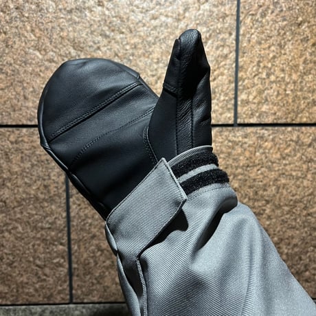 手の出るレザーグローブ🥊ミトンタイプ【山羊革⚡️中綿なし】