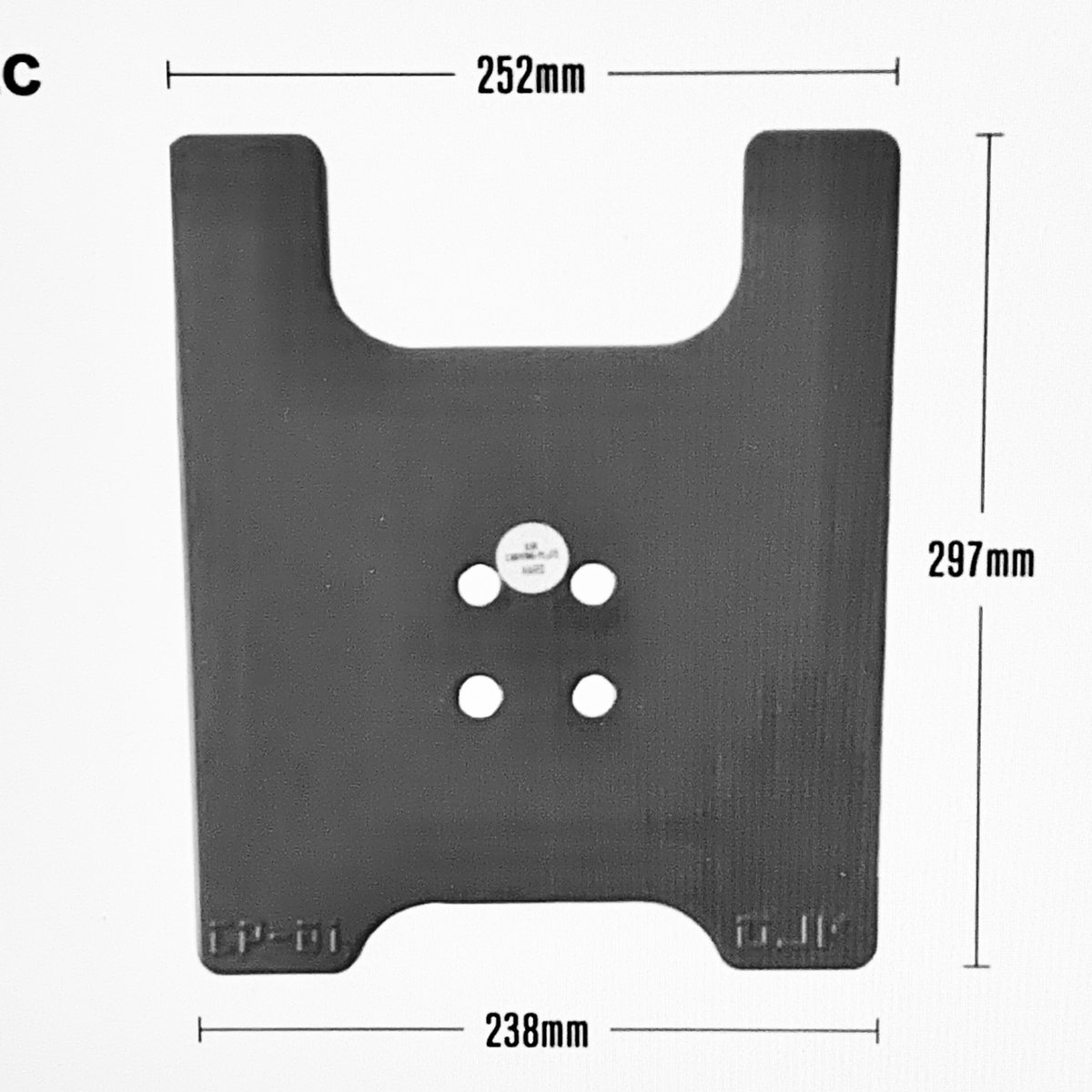 OJK CARVING PLATE 01 for FREESTYLE【MIDDLE/ BLACK】 OJK CARVING PLATE 01 for FREESTYLE【MIDDLE/ BLACK】