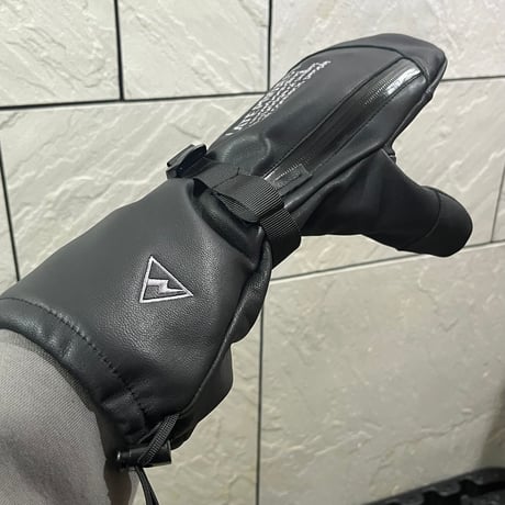 手の出るレザーグローブ 🥊オーバーミトン【山羊革⚡️中綿なし】2ウェイタイプ・ウェアの袖に被せても入れても使えます