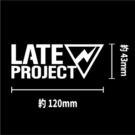 カッティングステッカー【NEW LOGO】4カラー（ホワイト、ブラック、レッド、シルバー）