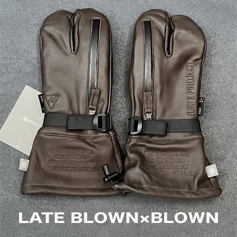 手の出るレザーグローブ🥊オーバーロブスタータイプ【山羊革⚡️中綿