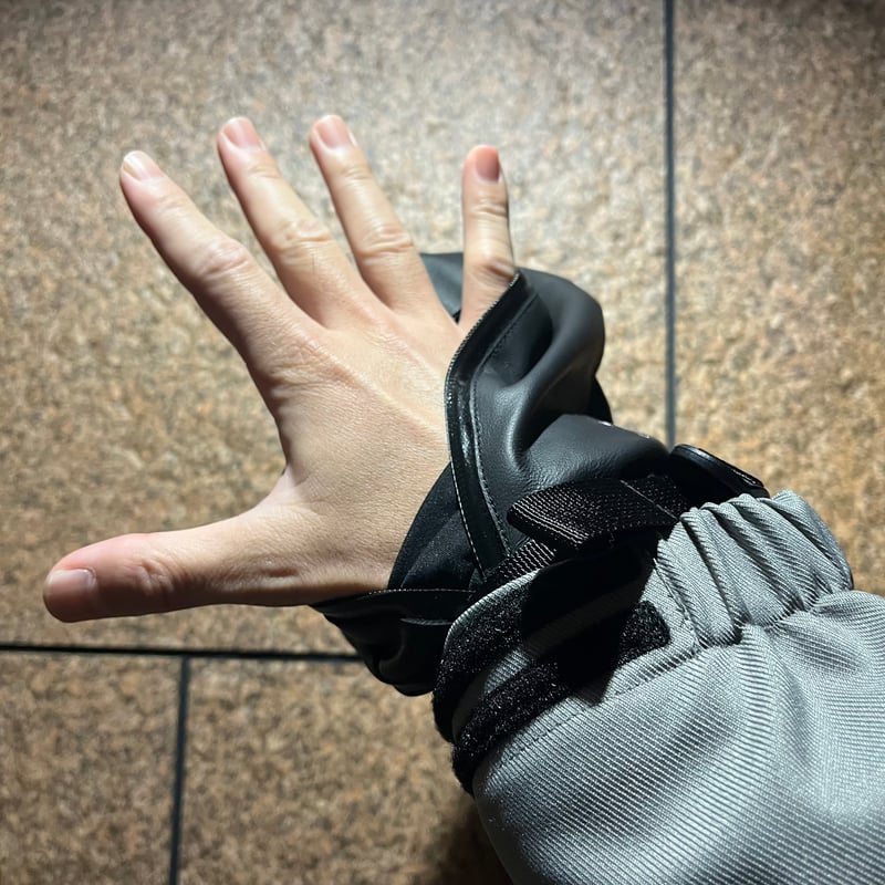 手の出るレザーグローブ🥊ミトンタイプ【山羊革⚡️中綿なし