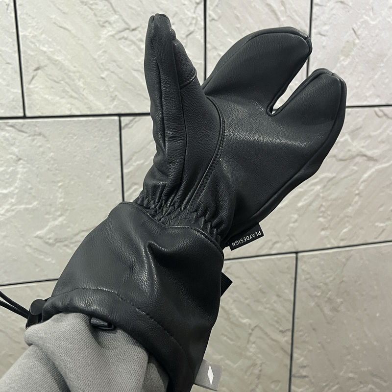 手の出るレザーグローブ🥊オーバーロブスタータイプ【山羊革⚡️中綿