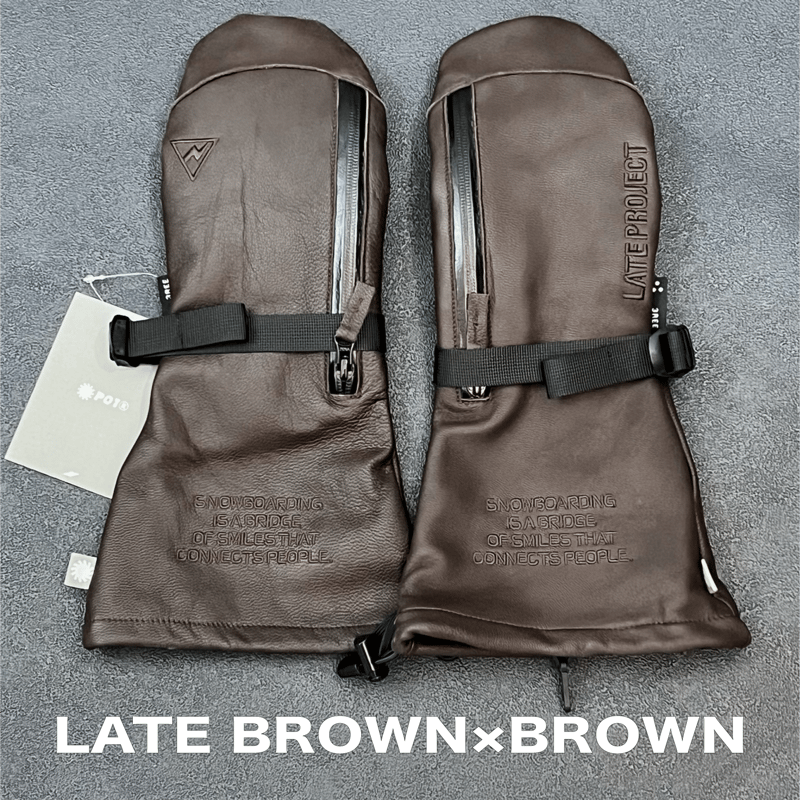 手の出るレザーグローブ 🥊オーバーミトン【山羊革⚡️中綿なし】2