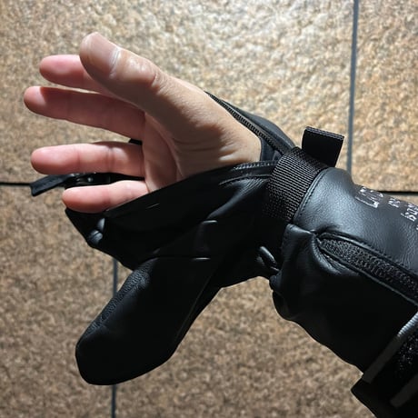 手の出るレザーグローブ🥊ミトンタイプ【山羊革⚡️中綿なし】