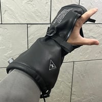 手の出るレザーグローブ 🥊オーバーミトン【山羊革⚡️中綿なし】2ウェイタイプ・ウェアの袖に被せても入れても使えます