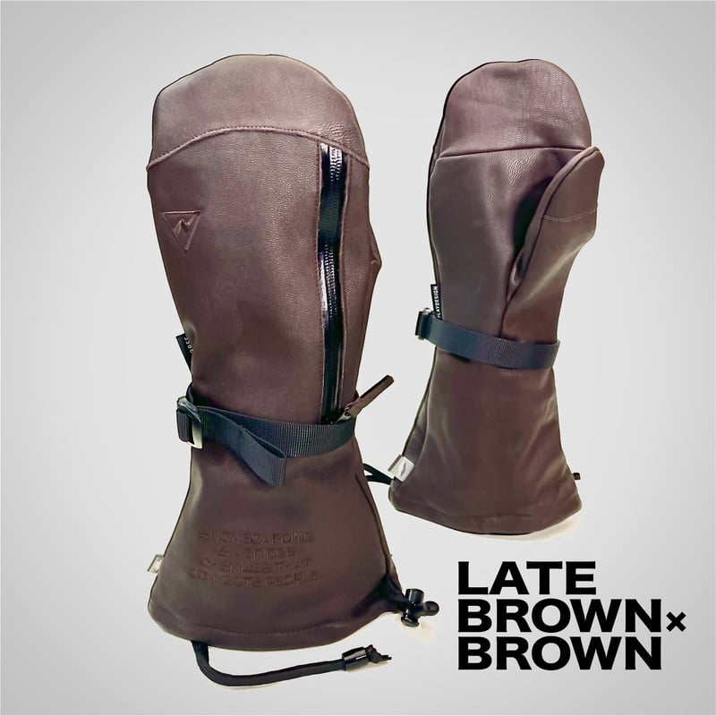 手の出るレザーグローブ 🥊オーバーミトン【山羊革⚡️中綿なし】2