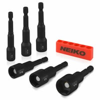 Neiko 10190A インパクト対応 ソケット 6 点 セット（SAE インチ工具）