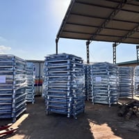 メッシュパレット W 1,200mm x D 1,000mm x H 900mm φ6mm 100x50 ピッチ