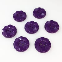 ヴィンテージボタン／パープル／2ホール