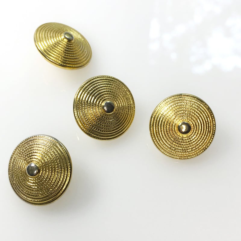 ヴィンテージボタン／ゴールド1／シャンク | Perch Branch