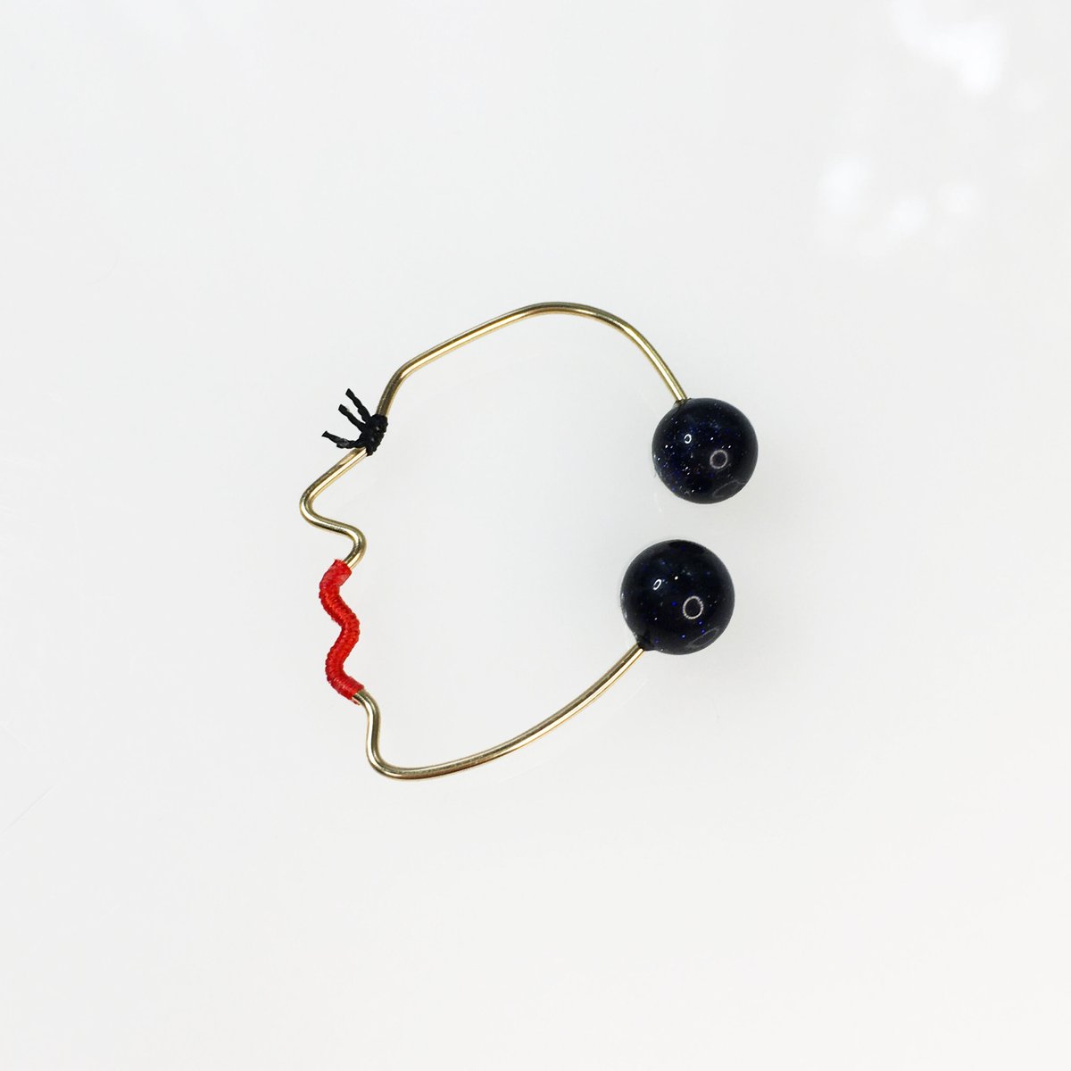 14KGFワイヤー イヤカフ／横顔／片耳用 | Perch Branch Design