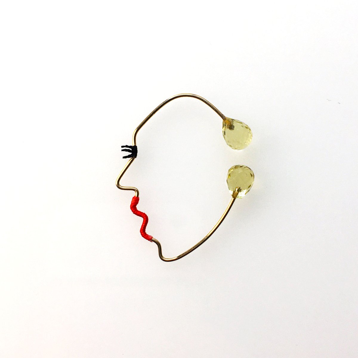 14KGFワイヤー イヤカフ/横顔/片耳用 | Perch Branch Design 14KGFワイヤー イヤカフ/横顔/片耳用 | Perch Branch Design