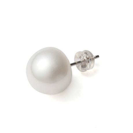 パールピアス　ホワイト　12-13mm