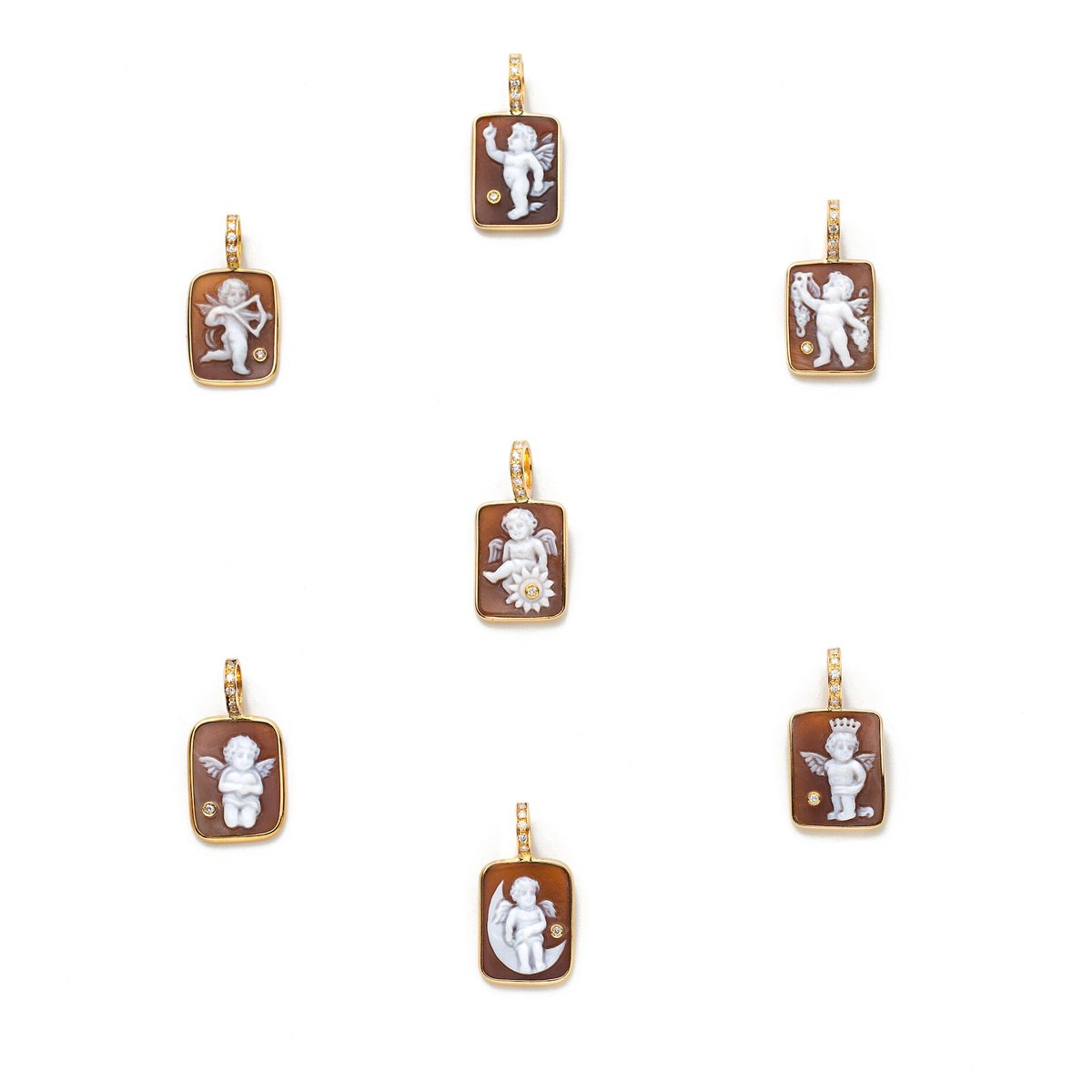 店頭取引のみ】sirena CONCH SHELL CAMEO カメオ ペンダントトップ兼