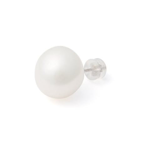 バロックパールピアス　ホワイト