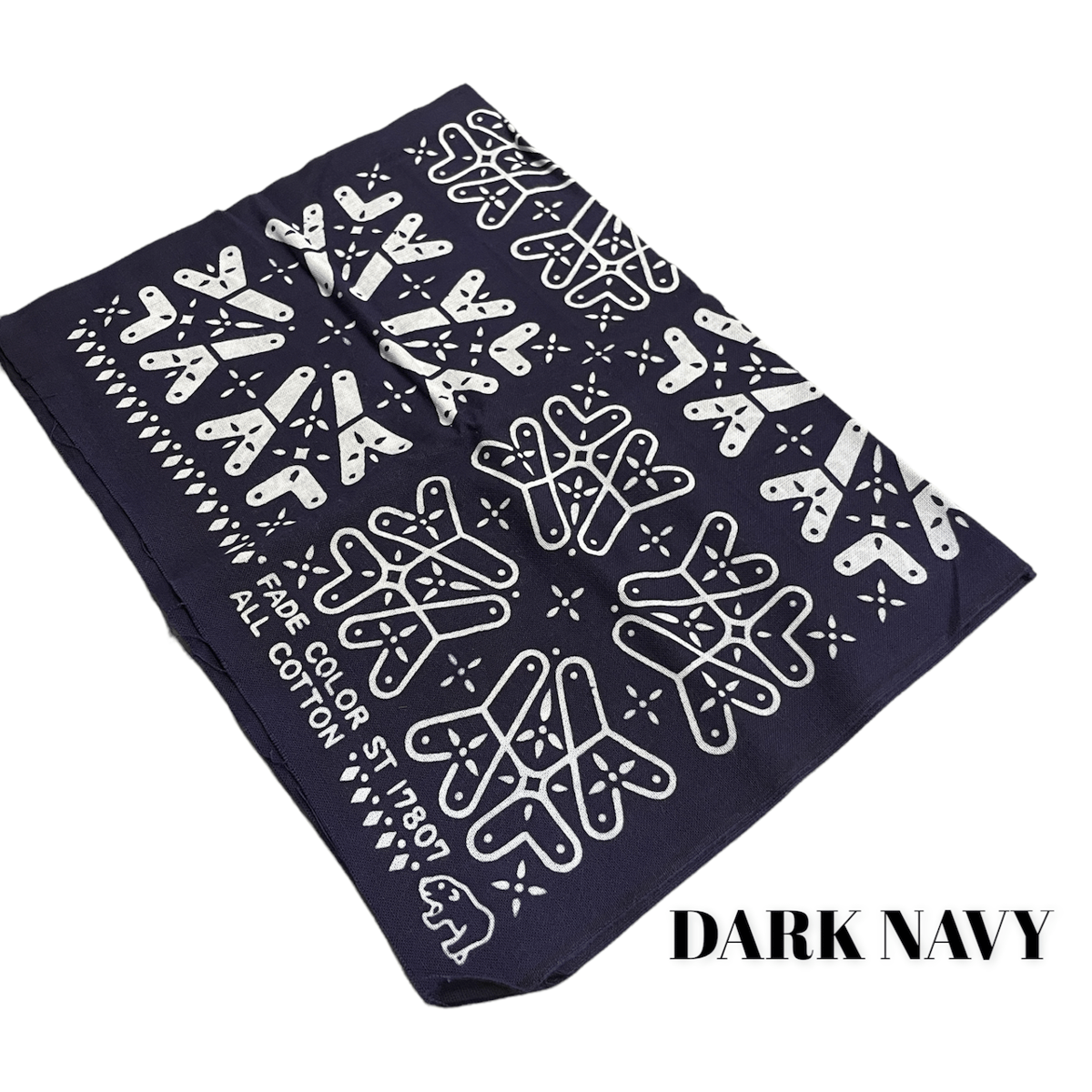 レトロ手拭い　☆-3-1 ストア移行しました》SugeeTextile/ ST17807 クロスバンダナ 3.0